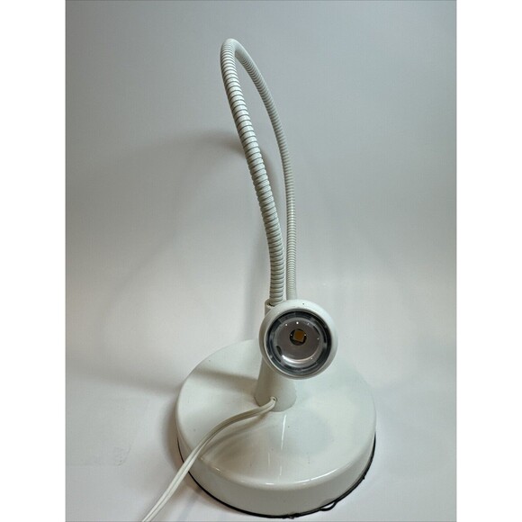 IKEA JANSJO White Flexible Articulating Goose Neck.Desk Work Lamp Warm LED Light - Picture 5 of 5